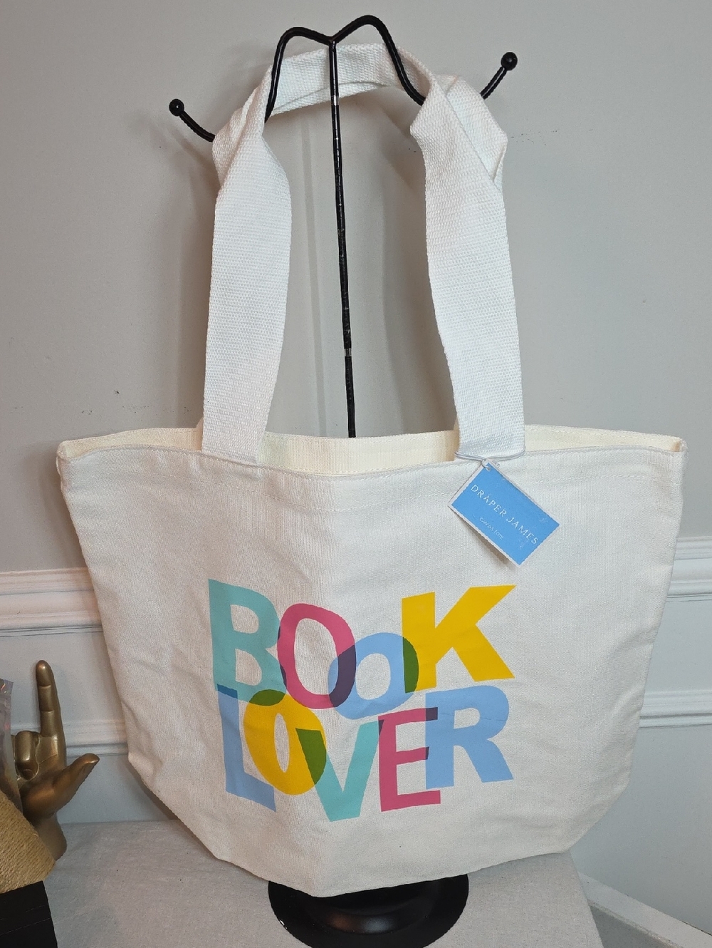 Draper James Canvas Book Lover Tote